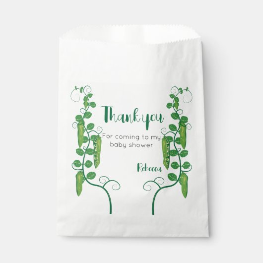 スイートピーの赤ちゃんシャワーお気に入りバッグ フェイバーバッグ (正面)