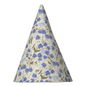 スイートピーアルブルー&クリームバースデーパーティーハット パーティーハット (右)