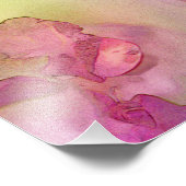 スイートピーウォーターカラー抽象芸術フォトプリント フォトプリント            (角)