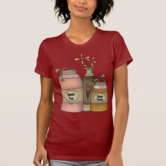 スイートピーウーメンズTシャツ Tシャツ (正面)