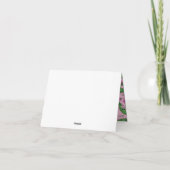 スイートピーキュート1st誕生日パーティー カード (裏面)