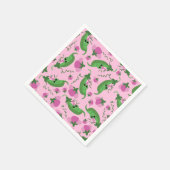 スイートピーキュート1st誕生日パーティー スタンダードカクテルナプキン (角)