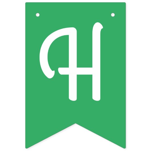 スイートピーキュート1st誕生日パーティー バンティングフラッグ (第2の旗)