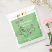 スイートピーキュート1st誕生日パーティー フェイバーバッグ (封をした状態)