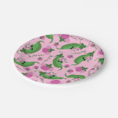 スイートピーキュート1st誕生日パーティー ペーパープレート (アングル)