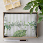 スイートピーグリーンのポルカドットベイビーシャワー 薄葉紙 (ギフト)