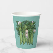 スイートピースツインズマルチプルベビーシャワー紙カップ 紙コップ (正面)