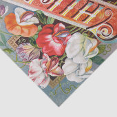 スイートピース1895年ヴィンテージプリントティッシュペーパー 薄葉紙 (詳細)
