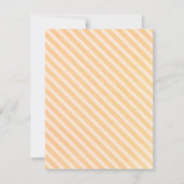 スイートピーズインアポットツインベビーシャワー招待状 招待状 (裏面)