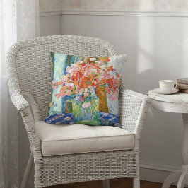 スイートピーズガラスジャールテオヴァンリュッセルベルグ クッション