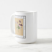 スイートピーズフラワーズマザーヴィンテージの日 コーヒーマグカップ (正面左)