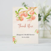 スイートピーチの感謝カード サンキューカード (スタンド正面)