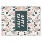 スイートピーチグリーンボホボタニカルイースターエッグ テーブルクロス (正面(横))