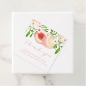 スイートピーチベビーシャワーまたは誕生日 フェイバータグ (インサイチュ)