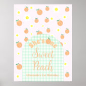 スイートピーチ1歳の誕生日 ポスター (正面)