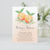 スイートピーチ ツインズ ベビーシャワー 本 赤ちゃんのための本 エンクロージャーカード (スタンド正面)