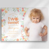 スイートピーチ 2歳の誕生日招待状 招待状