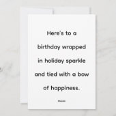 スイートピーチ 3D ファンシー バースデー バレンタイン シーズンカード (裏面)