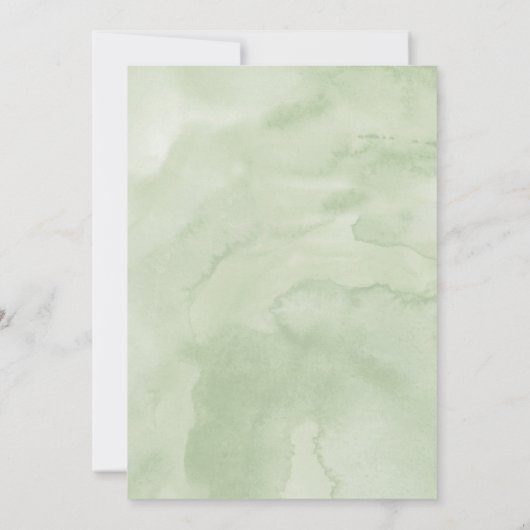 スイートピーファーマーズマーケットベビーシャワー 招待状 (裏面)