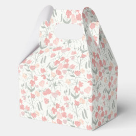 スイートピーフローラクリームとピンク結婚ズ フェイバーボックス