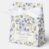 スイートピーフローラクリームとブルー結婚ズサンキュー フェイバーボックス (正面)