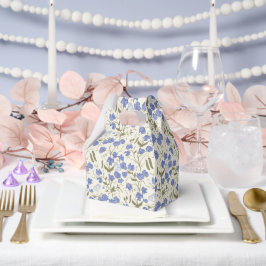 スイートピーフローラクリームとブルー結婚ズ フェイバーボックス