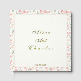 スイートピーフローラピンクアンドクリーム ゲストブック