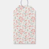 スイートピーフローラピンク&クリームサンキュー結婚ズ ギフトタグ (正面)
