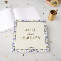 スイートピーフローラブルー&クリーム