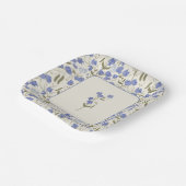 スイートピーフローラ結婚ズクリーム ペーパープレート (傾斜あり)