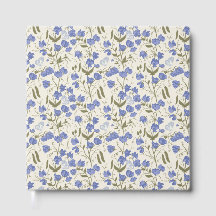 スイートピーブルーアンドクリームコテージコアデザイン