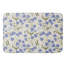 スイートピーブルーアンドクリームコテージコアデザイン