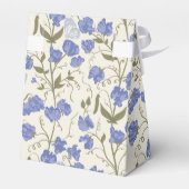 スイートピーブルーアンドクリームコテージコアデザイン フェイバーボックス (裏面サイド)