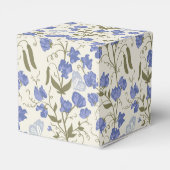 スイートピーブルーアンドクリームコテージコアデザイン フェイバーボックス (裏面サイド)