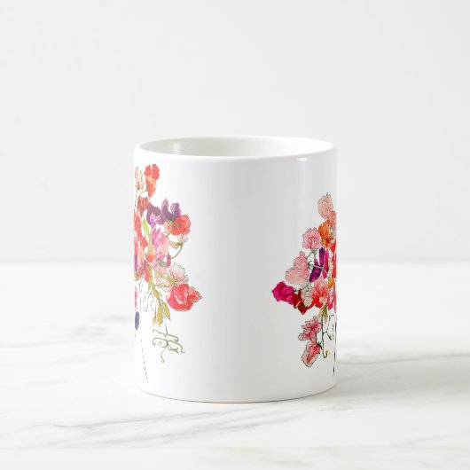 スイートピーマグ コーヒーマグカップ (中央)