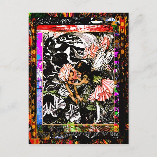 スイートピー妖精 ポストカード (正面)