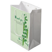 スイートピー感謝していユー ミディアムペーパーバッグ (正面アングル)