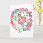 スイートピー空白のカード カード (黄色い花)