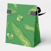 スイートピー赤ちゃんシャワーテーマお気に入りボックス フェイバーボックス (裏面サイド)