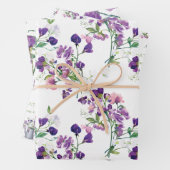 スイートピー おめでとう ラッピングペーパー シート (インサイチュ)