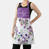 スイートピー オールオーバー プリント エプロン (インサイチュ)