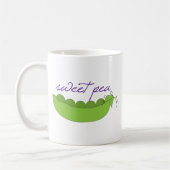 スイートピー コーヒーマグカップ (左)