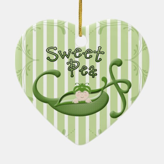 スイートピー セラミックオーナメント (裏面)