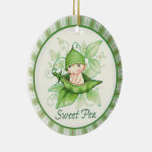 スイートピー セラミックオーナメント (右)