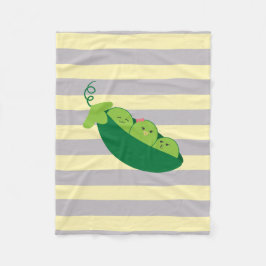 スイートピー フリースブランケット