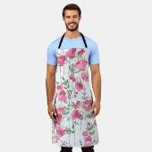 スイートピー：フローラ夏の質感。 エプロン (着用した状態)