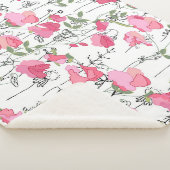 スイートピー：フローラ夏の質感。 シェルパブランケット (3/4)