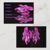 スイートピー 名刺 (正面/裏面)