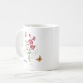 スイートピー 誕生月のお花 コーヒーマグカップ (正面左)