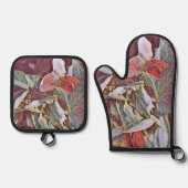 スイートピー 鍋つかみ&鍋敷きセット (正面)